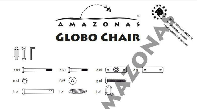 Amazonas Accessories GLOBO SINGLE CHAIR REPLACEMENT PARTS GLOBO ROYAL SINGLE CHAIR REPLACEMENT PARTS