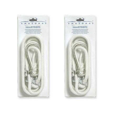 Amazonas Accessories x 2 Smart Rope Fixing - White 2pk AZ-3025000 4030454000031