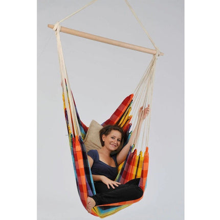 Amazonas Hammock Chair Amazonas | Brasil Hanging Chair Wooden Stand Set