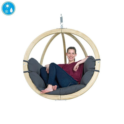 Amazonas Hammock Chair Amazonas | Globo Single Anthracite Hanging Chair - (Weatherproof) AZ-2030808