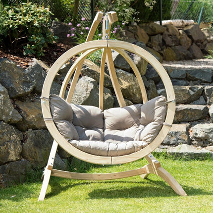 Amazonas Hammock Chair Amazonas | Globo Single Taupe Hanging Chair - (Weatherproof) AZ-2030812