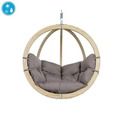 Amazonas Hammock Chair Amazonas | Globo Single Taupe Hanging Chair - (Weatherproof) AZ-2030812