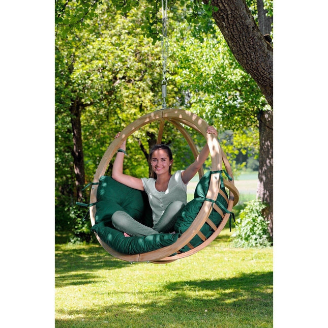 Amazonas Hammock Chair Amazonas | Globo Single Verde Hanging Chair - (Weatherproof) AZ-2030814 4030454006927