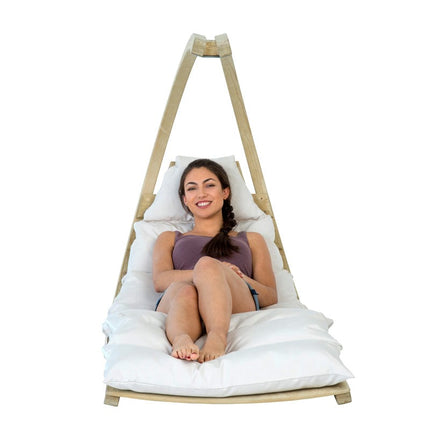 Amazonas Hammock Chair Amazonas Swing Lounger Creme Set AZ-2020410 AZ-4013000