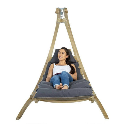 Amazonas Hammock Chair Amazonas Swing Lounger Grey Set AZ-2020400 AZ-4013000