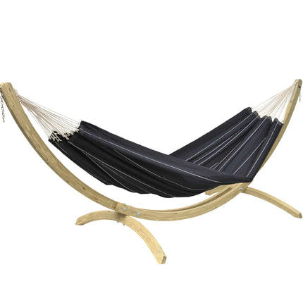 Amazonas Set Black Amazonas | Barbados Hammock Wooden Set AZ-1018290 AZ-4045300