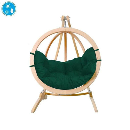 Amazonas Set Verde Weatherproof Green Amazonas | Globo Hammock Single Seater Chair Set AZ-4013000 AZ-2030814 4030454006927