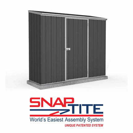 Garden Building Store Metal Shed Mercia Absco 7' 5 x 3 Monument Space Saver Metal Shed ESDXL20MET110AK 5029442005362