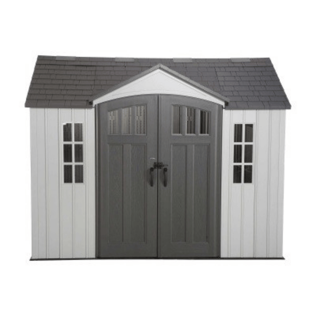 Lifetime Plastic Shed Lifetime 10x8ft Heavy Duty Plastic Shed LFT 10x8 60243 5055280416329