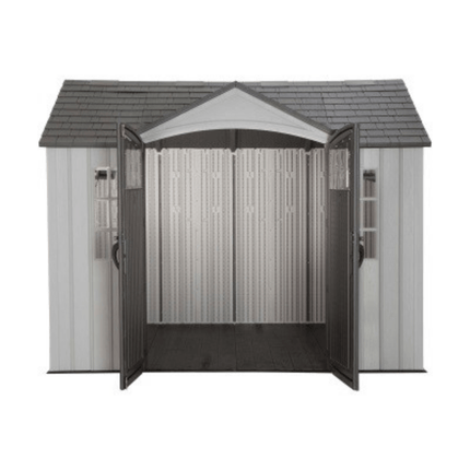 Lifetime Plastic Shed Lifetime 10x8ft Heavy Duty Plastic Shed LFT 10x8 60243 5055280416329