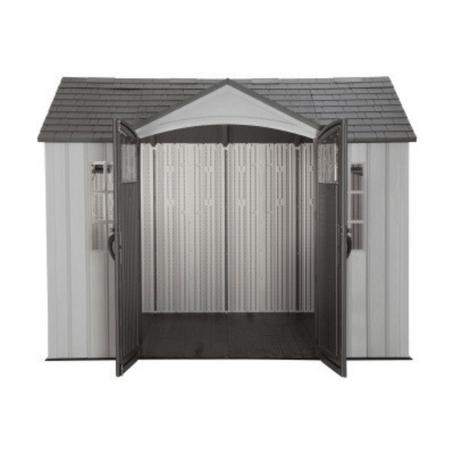 Lifetime Plastic Shed Lifetime 10x8ft Heavy Duty Plastic Shed LFT 10x8 60243 5055280416329