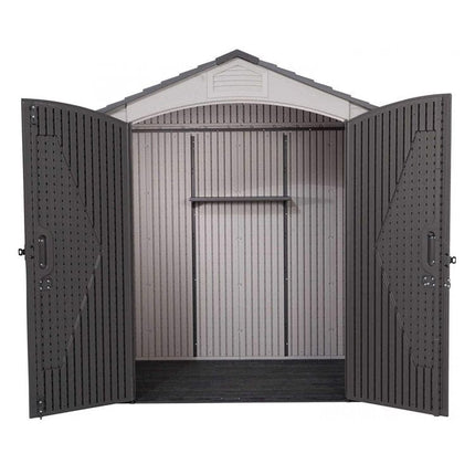 Lifetime Plastic Shed Lifetime 7x4.5ft Heavy Duty Plastic Garden Shed LFT 7x4.5 60057 5055280403312