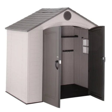 Lifetime Plastic Shed Lifetime 8x5ft Heavy Duty Plastic Garden Shed LFT 8x5 6406 5055280415957