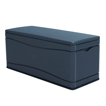 Lifetime Plastic Storage Lifetime 500 Litre Large Cushion Box -  Dark Grey LFT BOX L 60298 5055280412970