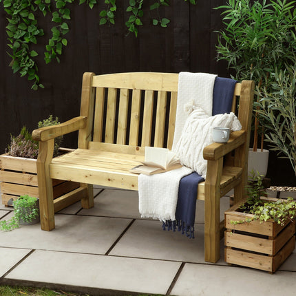 Mercia Benches & Bench Sets Mercia Carlton Two Seater 4ft Bench ESDXL21PT054 5029442019987