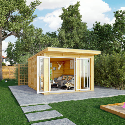 Mercia Garden Room Mercia 3m x 4m The Edwinstowe Insulated Garden Room with White UPVC EdwinW3D4UPVCW Mercia 3m x 4m The Edwinstowe Insulated Garden Room with White UPVC 5029442020211