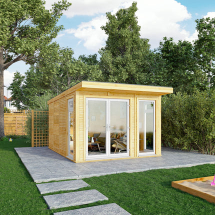 Mercia Garden Room Mercia 3m x 4m The Edwinstowe Insulated Garden Room with White UPVC EdwinW3D4UPVCW Mercia 3m x 4m The Edwinstowe Insulated Garden Room with White UPVC 5029442020211