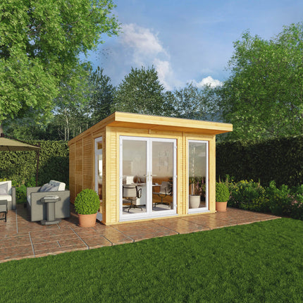 Mercia Garden Room Mercia 3m x 4m The Edwinstowe Insulated Garden Room with White UPVC EdwinW3D4UPVCW Mercia 3m x 4m The Edwinstowe Insulated Garden Room with White UPVC 5029442020211