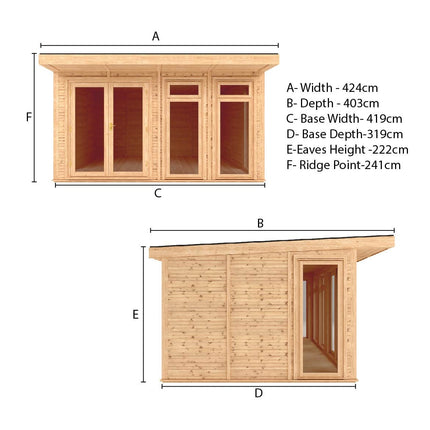 Mercia Garden Room Mercia Sherwood Edwinstowe 4m x 3m Insulated Garden Room EdwinW4D3 Mercia Sherwood Edwinstowe 4m x 3m Insulated Garden Room 5029442009230