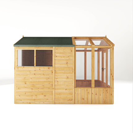 Mercia Greenhouse Mercia 10 x 6 Premium Woodsman Apex Styrene Combi Greenhouse Mercia 10 x 6 Premium Woodsman Apex Styrene Combi Greenhouse