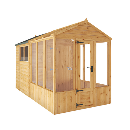 Mercia Greenhouse Mercia 12 x 6 Premium Woodsman Apex Styrene Combi Greenhouse Mercia 12 x 6 Premium Woodsman Apex Styrene Combi Greenhouse