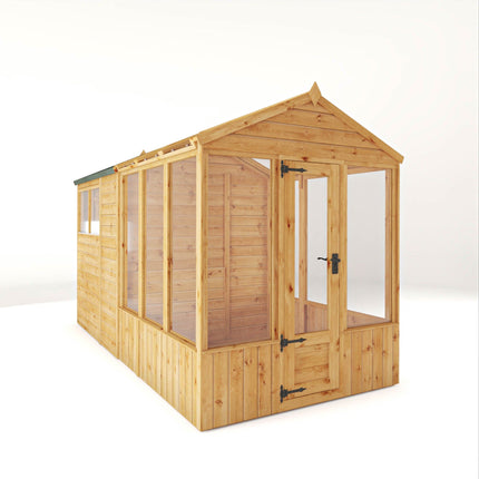 Mercia Greenhouse Mercia 12 x 6 Premium Woodsman Apex Styrene Combi Greenhouse Mercia 12 x 6 Premium Woodsman Apex Styrene Combi Greenhouse