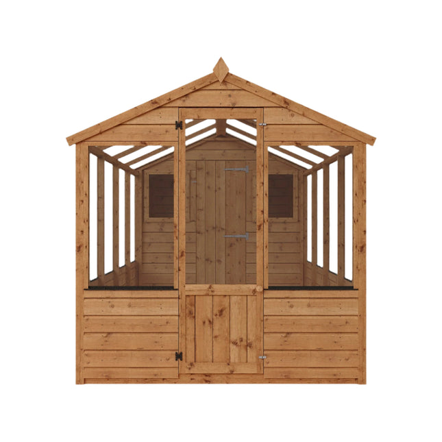 Mercia Greenhouse Mercia 12 x 6 Tongue and Groove Combi Greenhouse and Wooden Storage Shed Mercia 12 x 6 Tongue and Groove Combi Greenhouse and Wooden Storage Shed