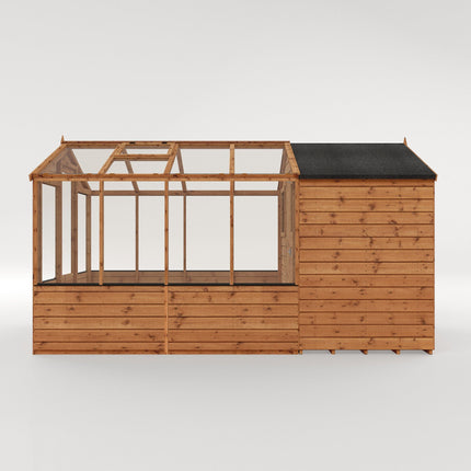 Mercia Greenhouse Mercia 12 x 6 Tongue and Groove Combi Greenhouse and Wooden Storage Shed Mercia 12 x 6 Tongue and Groove Combi Greenhouse and Wooden Storage Shed