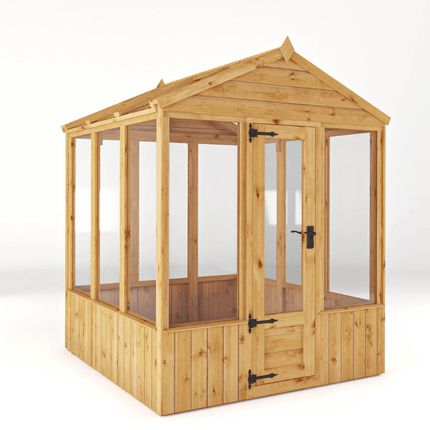 Mercia Greenhouse Mercia 6 x 6 Premium Woodsman Apex Glass Greenhouse Mercia 6 x 6 Premium Woodsman Apex Glass Greenhouse