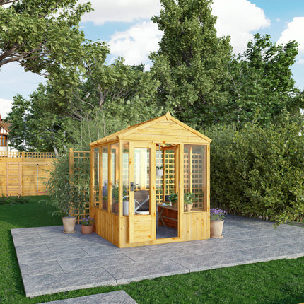 Mercia Greenhouse Mercia 6 x 6 Premium Woodsman Apex Glass Greenhouse Mercia 6 x 6 Premium Woodsman Apex Glass Greenhouse