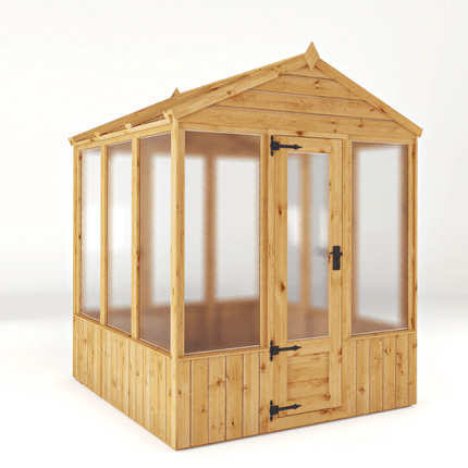 Mercia Greenhouse Mercia 6 x 6 Premium Woodsman Apex Polycarbonate Greenhouse Mercia 6 x 6 Premium Woodsman Apex Polycarbonate Greenhouse