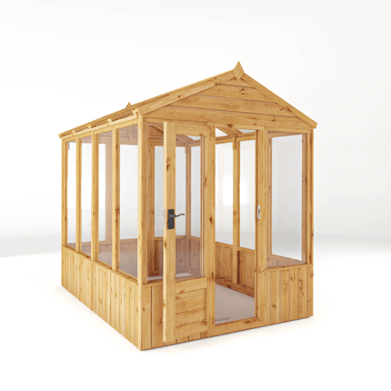 Mercia Greenhouse Mercia 8 x 6 Premium Woodsman Apex Glass Greenhouse Mercia 8 x 6 Premium Woodsman Apex Glass Greenhouse