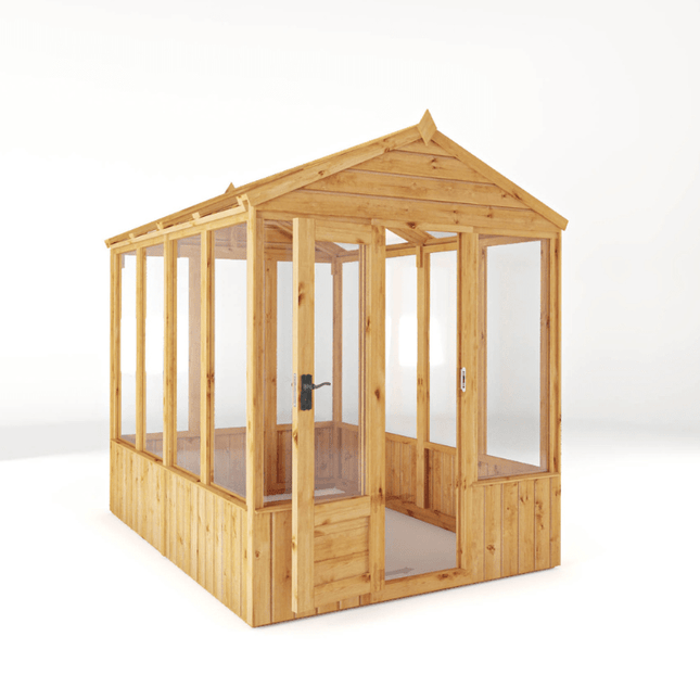 Mercia Greenhouse Mercia 8 x 6 Premium Woodsman Apex Glass Greenhouse Mercia 8 x 6 Premium Woodsman Apex Glass Greenhouse