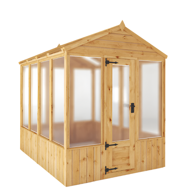 Mercia Greenhouse Mercia 8 x 6 Premium Woodsman Apex Polycarbonate Greenhouse Mercia 8 x 6 Premium Woodsman Apex Polycarbonate Greenhouse