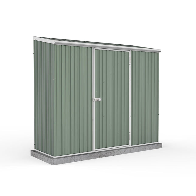 Mercia Metal Shed Mercia Absco 7' 5 x 3 Pale Eucalyptus Easy Build Pent Metal Shed ESDXL20MET008AK 5029442078830