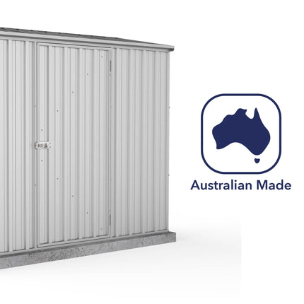 Mercia Metal Shed Mercia Absco 7' 5 x 3 Titanium Space Saver Metal Shed ESDXL20MET109AK 5029442005355