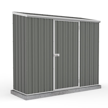 Mercia Metal Shed Mercia Absco 7' 5 x 3 Woodland Grey Easy Build Pent Metal Shed ESDXL20MET096AK 5029442090566