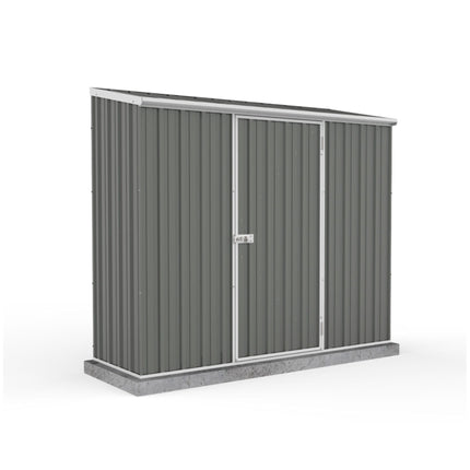 Mercia Metal Shed Mercia Absco 7' 5 x 3 Woodland Grey Easy Build Pent Metal Shed ESDXL20MET096AK 5029442090566