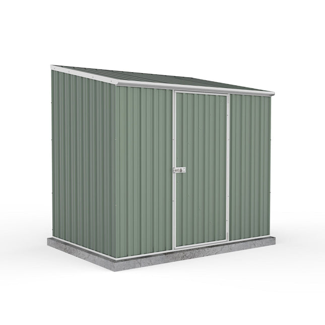 Mercia Metal Shed Mercia Absco 7' 5 x 5 Pale Eucalyptus Easy Build Pent Metal Shed ESDXL20MET004AK 5029442074641