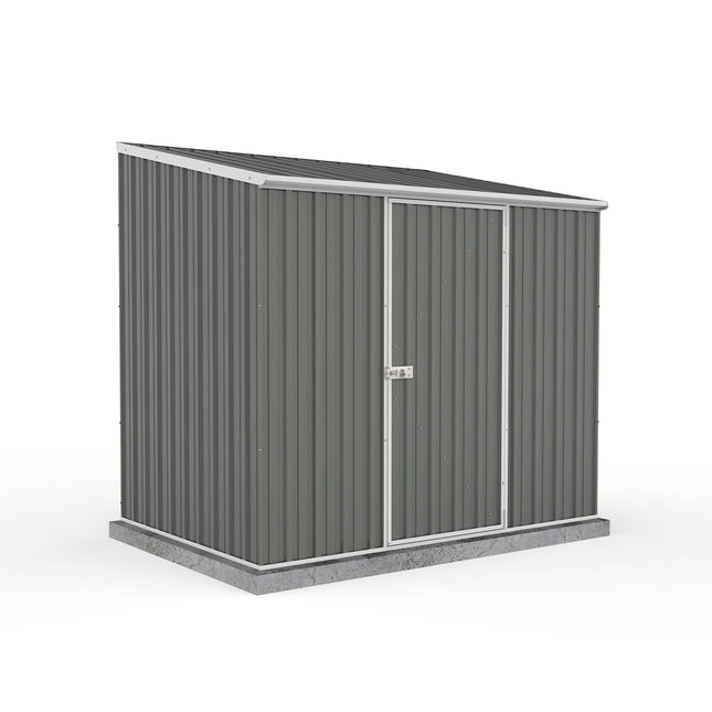 Mercia Metal Shed Mercia Absco 7' 5 x 5 Woodland Grey Easy Build Pent Metal Shed ESDXL20MET100AK 5029442090603