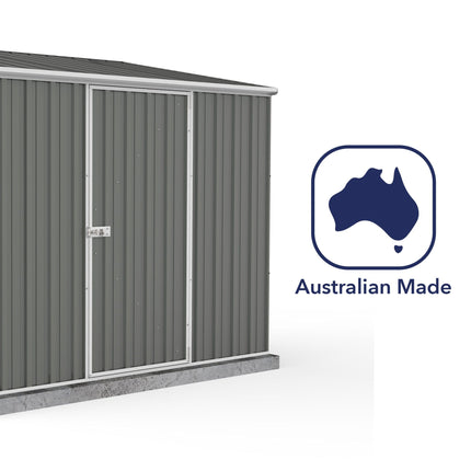 Mercia Metal Shed Mercia Absco 7' 5 x 5 Woodland Grey Easy Build Pent Metal Shed ESDXL20MET100AK 5029442090603