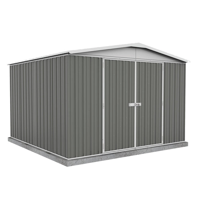 Mercia Metal Shed Mercia Absco Regent Metal Shed 10x10 - Woodland Grey ESDXL20MET125 5029442005515