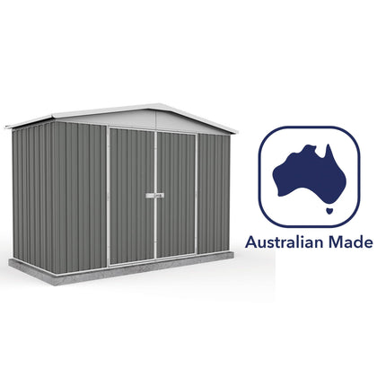 Mercia Metal Shed Mercia Absco Regent Metal Shed 10x5 - Woodland Grey ESDXL20MET123-AK 5029442005492