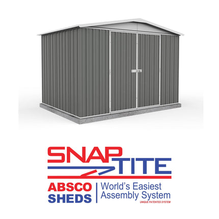 Mercia Metal Shed Mercia Absco Regent Metal Shed 10x7 - Woodland Grey ESDXL20MET124-AK 5029442005508