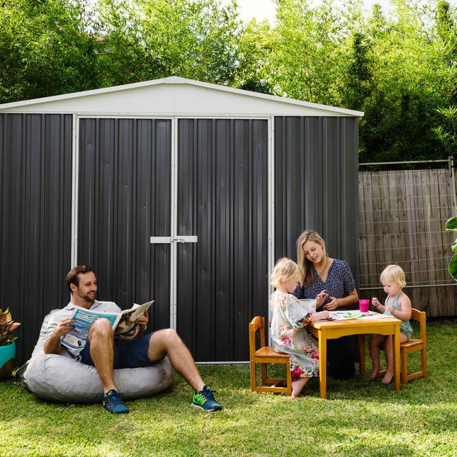 Mercia Metal Shed Mercia Absco Regent Metal Shed 10x7 - Woodland Grey ESDXL20MET124-AK 5029442005508