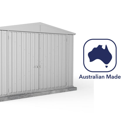 Mercia Metal Shed Mercia Absco Utility Workshop 10x15 - Zinc ESDXL20MET126-AK 5029442005522