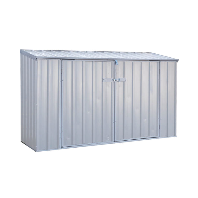 Mercia Metal Storage Mercia Absco 7x3 Zinc Metal Bike Store ESDXL20MET130AK 5029442018720