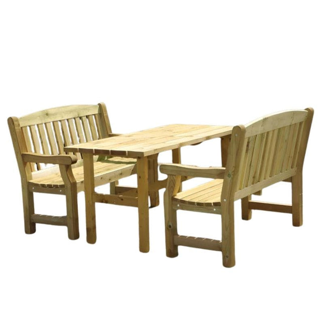 Mercia Outdoor Furniture Mercia Carlton Premium Bench and Table Set ESDXL21PT054K 5029442020105