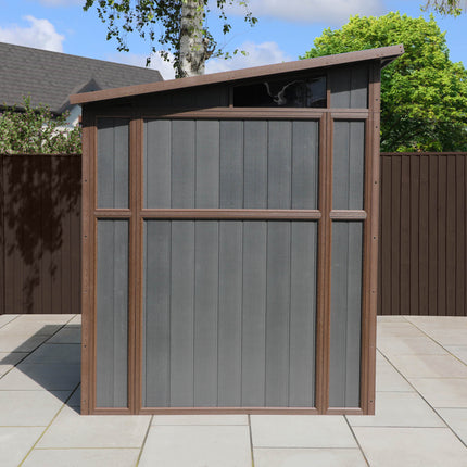 Mercia Plastic Shed Mercia 7x7 Premium Composite Pent Shed ESDXL30PLS027 5029442014623