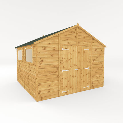 Mercia Wooden Shed Mercia 10x10ft Premium Shiplap Apex Workshop